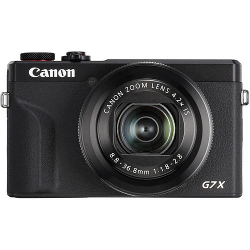 Canon PowerShot G7 X Mark III Camera – Black | 20.1MP 4K Video &amp; Content Creator Camera